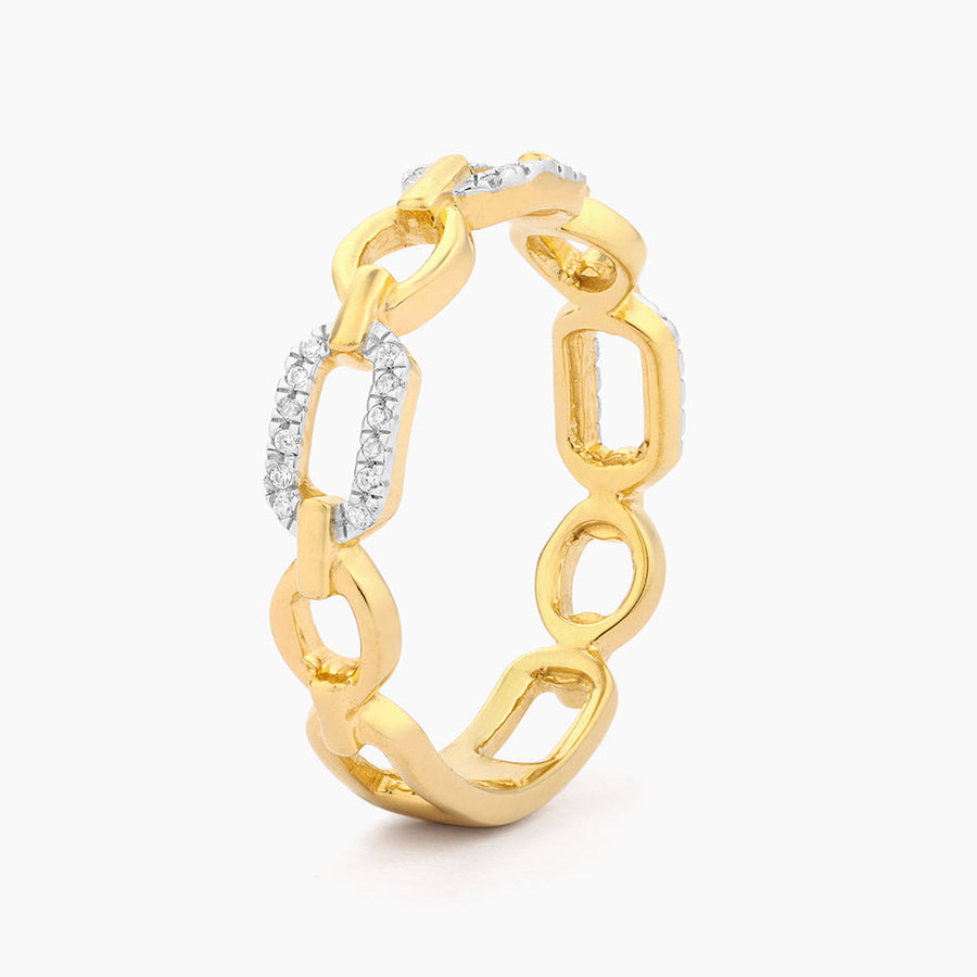 14kt Gold Linked Forever to You Stackable Ring