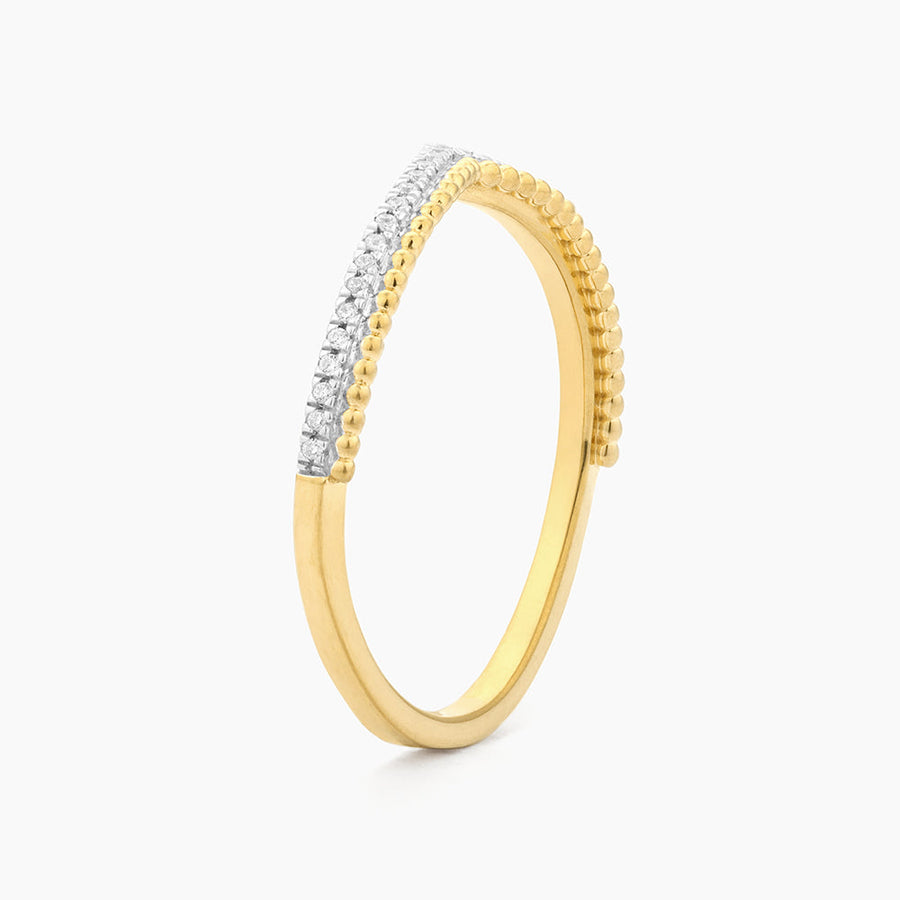 14kt Gold Climbing the Castillo Stackable Ring