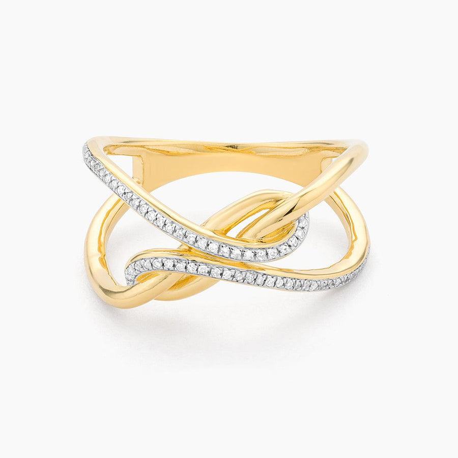 diamond knot ring