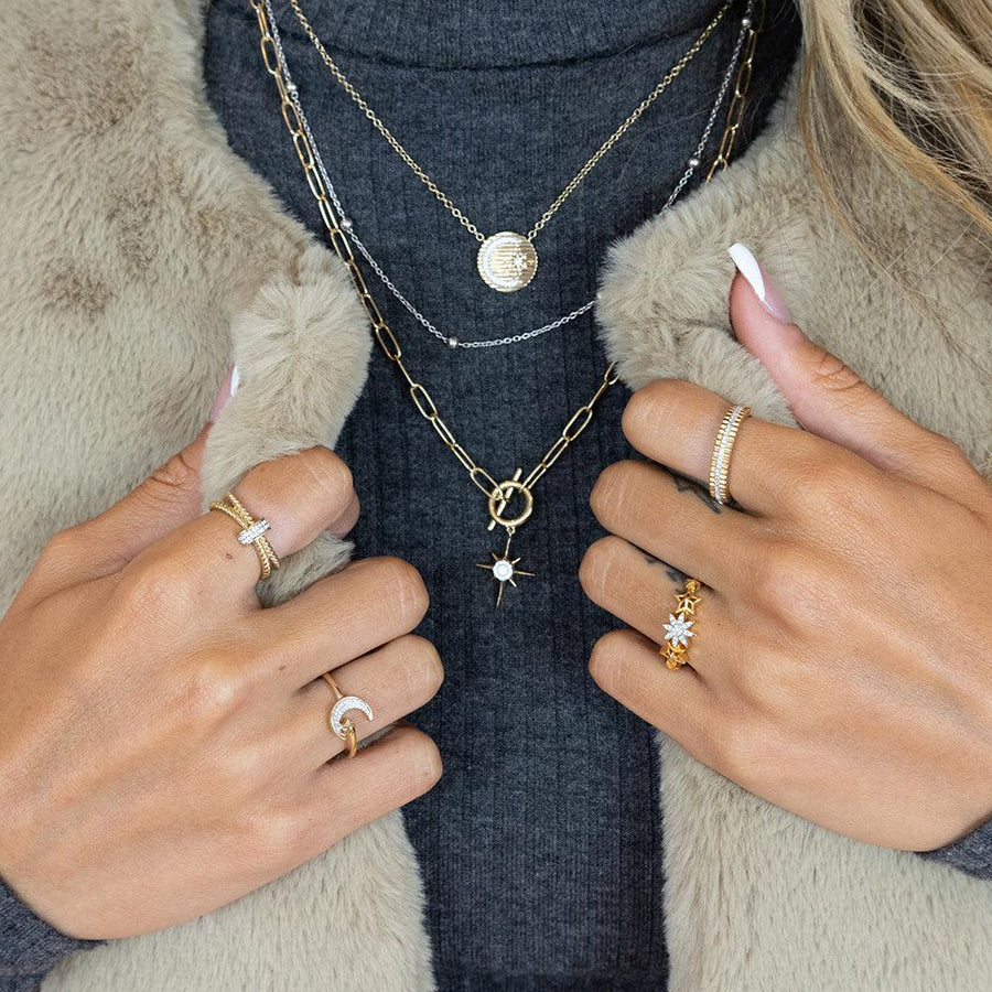 Moonlight Stars Statement Ring - Ella Stein 
