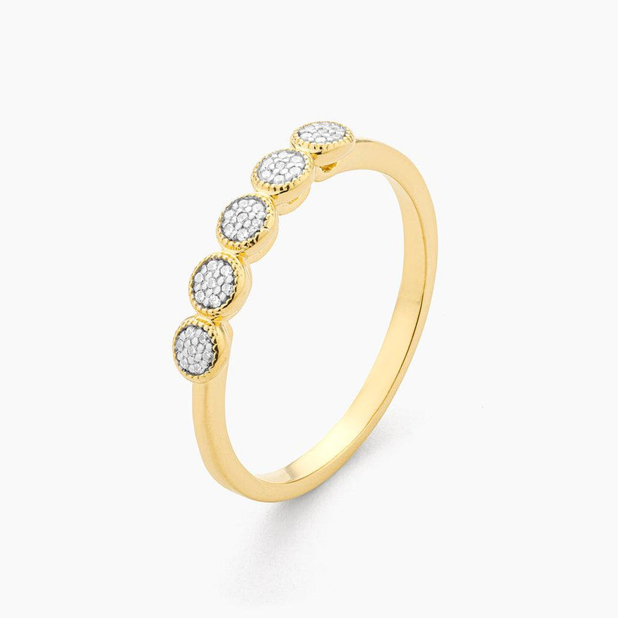 Circle Station Diamond Statement Ring- Ella Stein