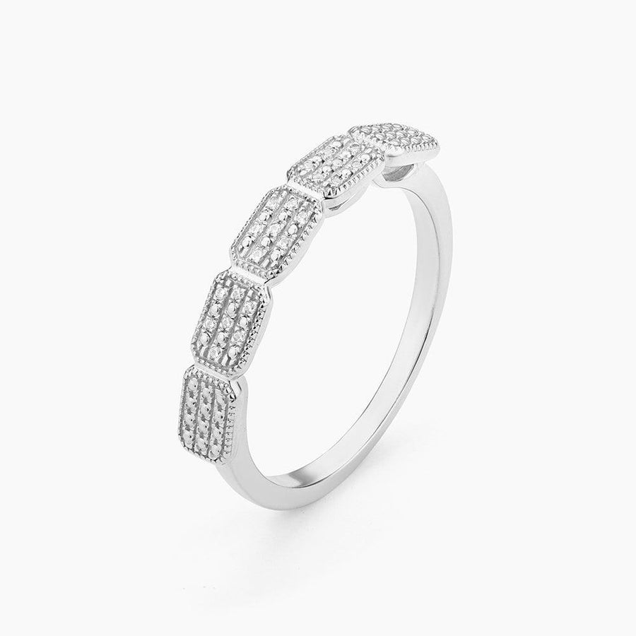 Diamond Block Stackable Buy Diamond Rectangle Blocks Stackable Ring Online | Winter Collection ...