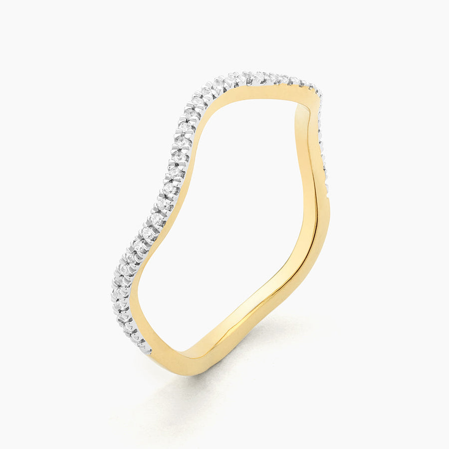 14kt Gold Make Waves Stackable Ring