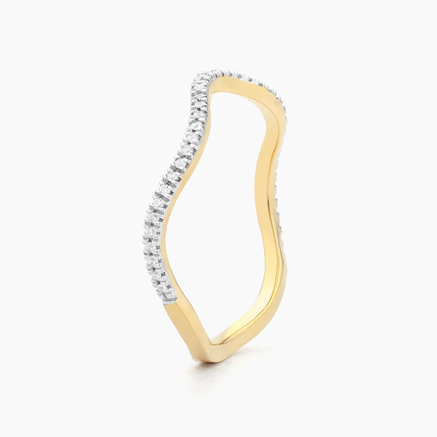 14kt Gold Make Waves Stackable Ring