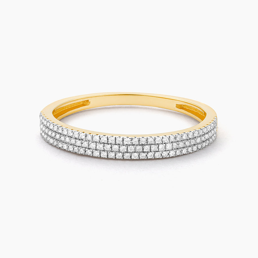 14kt Gold Triple Row Stackable Ring
