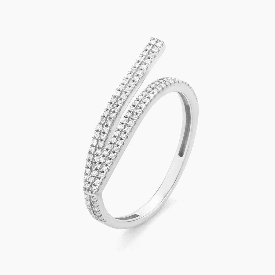 Diamond Serpent Statement Ring