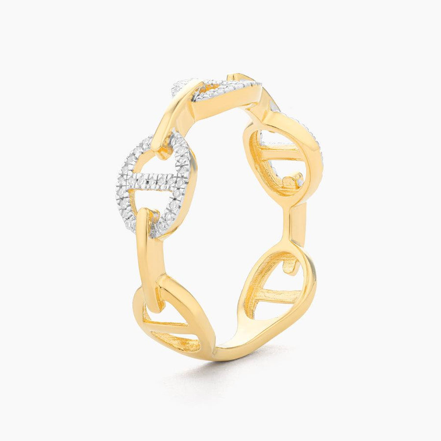 Split Oval Link Stackable Ring - Ella Stein 