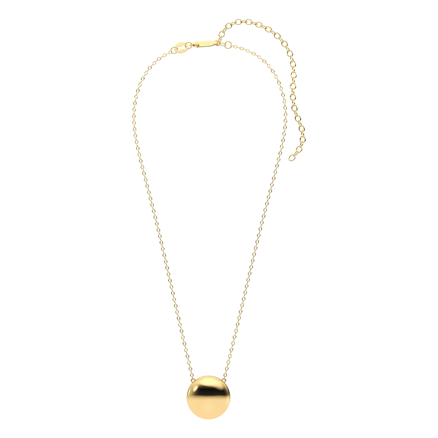 Hello Ella Sphere Pendant Necklace in Gold