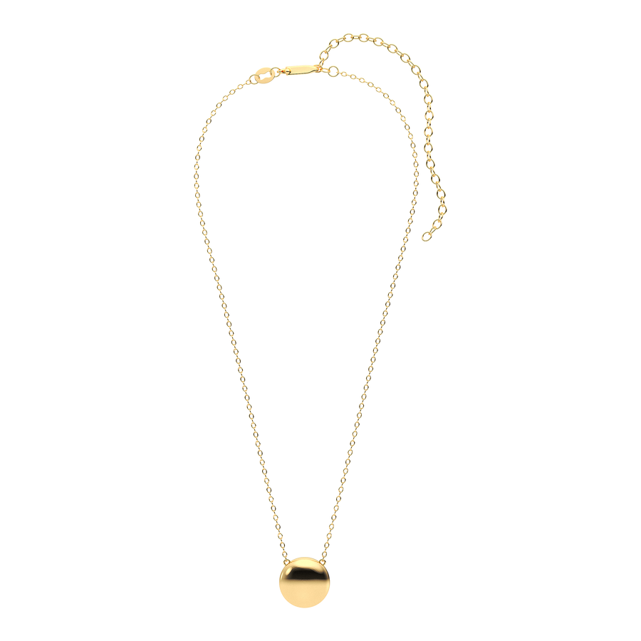 Hello Ella Sphere Pendant Necklace in Gold
