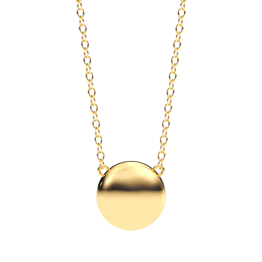 Hello Ella Sphere Pendant Necklace in Gold