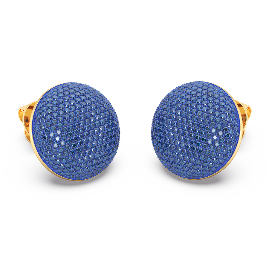 Hello Ella Sphere Studs in Blue