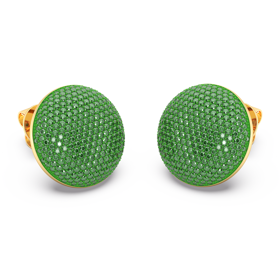 Hello Ella Sphere Studs in Green