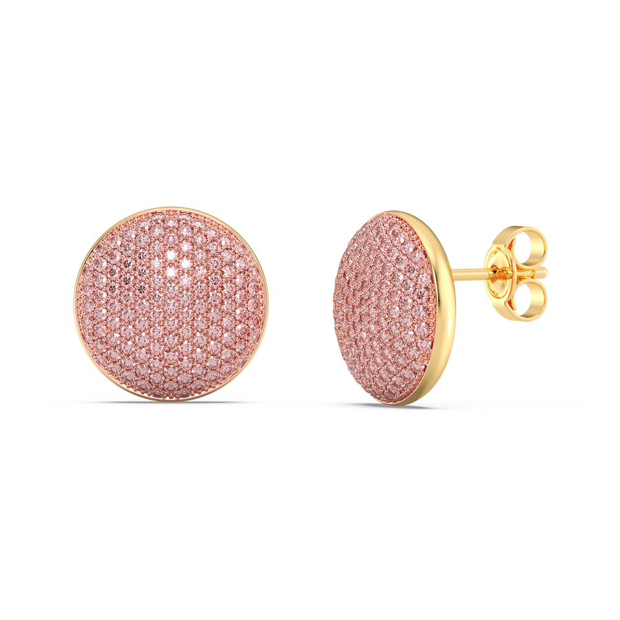 Hello Ella Sphere Studs in Pink