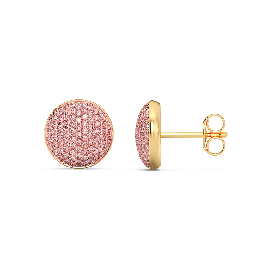 Hello Ella Sphere Studs in Pink