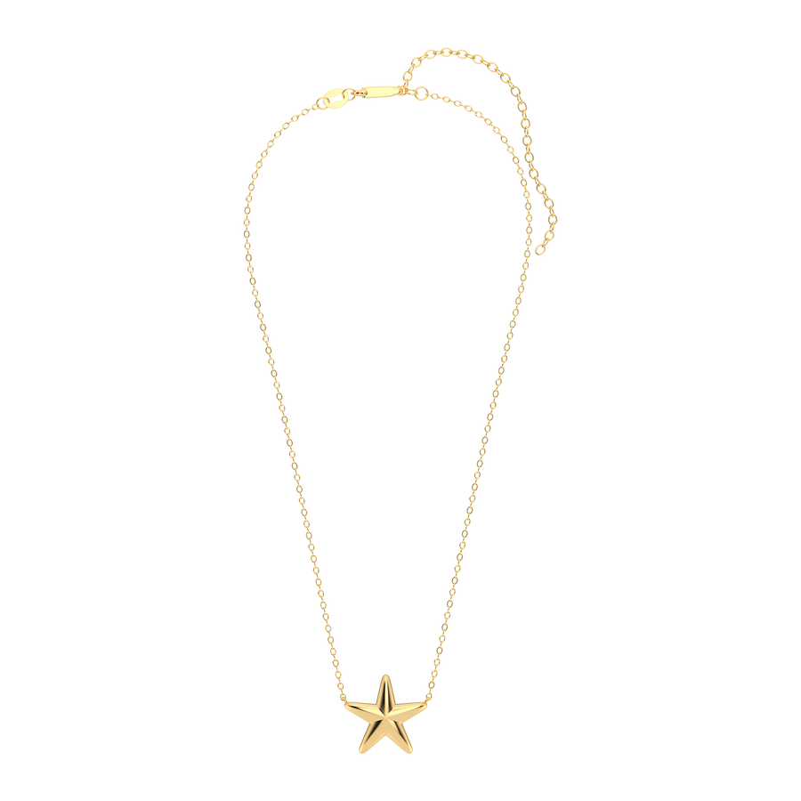 Hello Ella Star Pendant Necklace in Gold