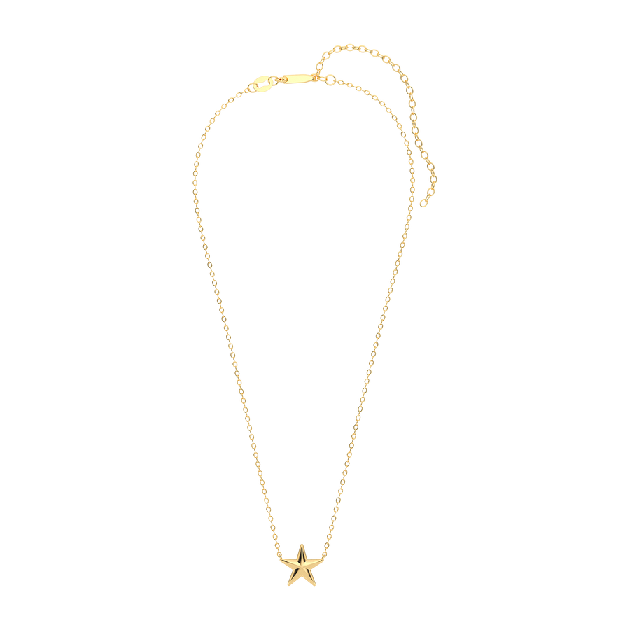 Hello Ella Star Pendant Necklace in Gold
