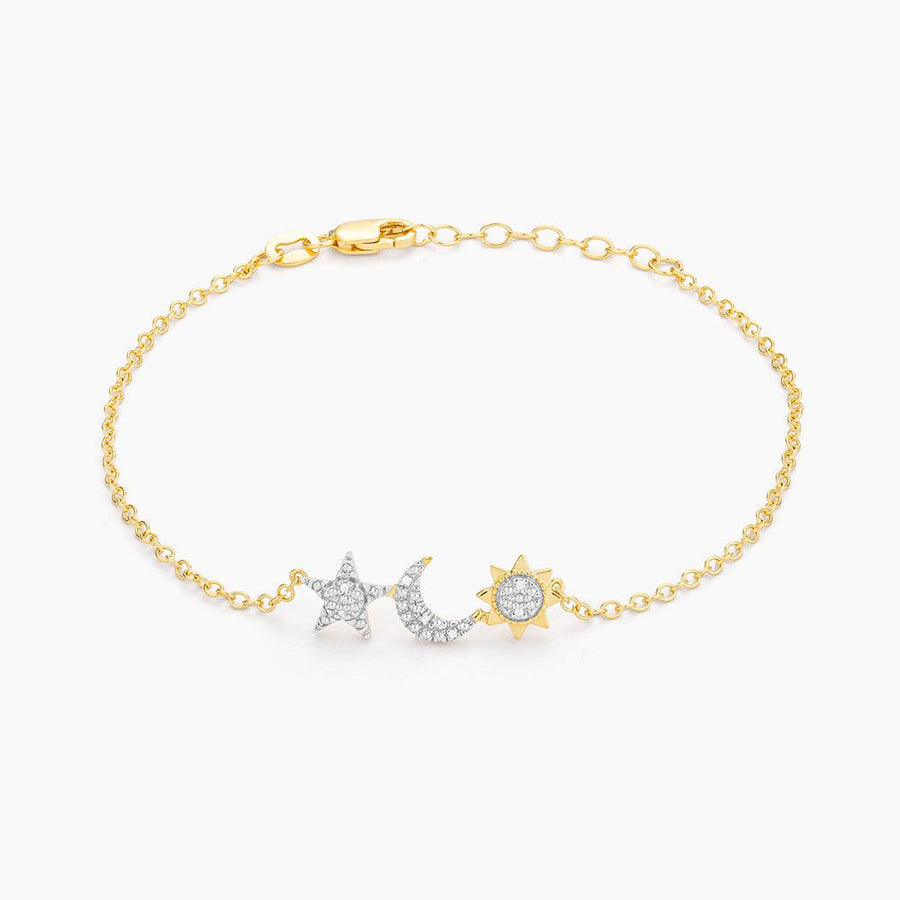 Star, Moon & Sun Chain Bracelet - Ella Stein 