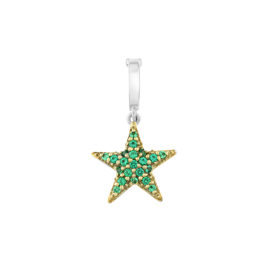 Green Star Charm