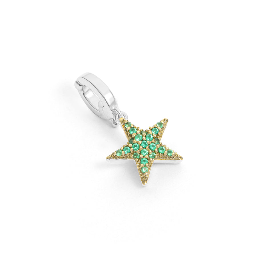 Green Star Charm