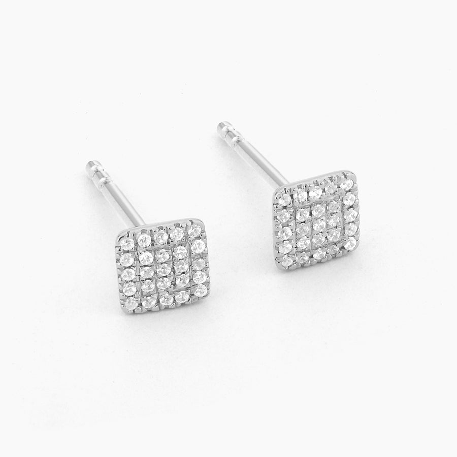 Square Fashion Stud Earrings