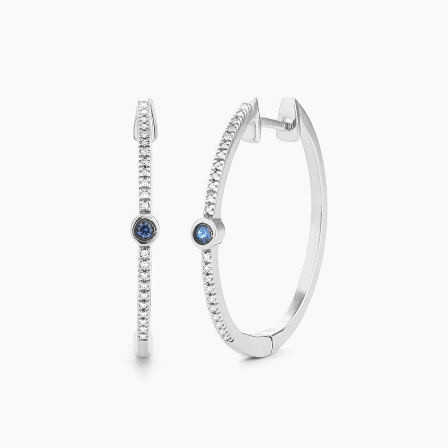 Drop Of Blue Hoop Earrings - Ella Stein 
