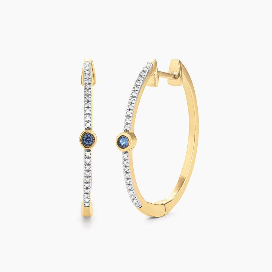 Drop Of Blue Hoop Earrings - Ella Stein 
