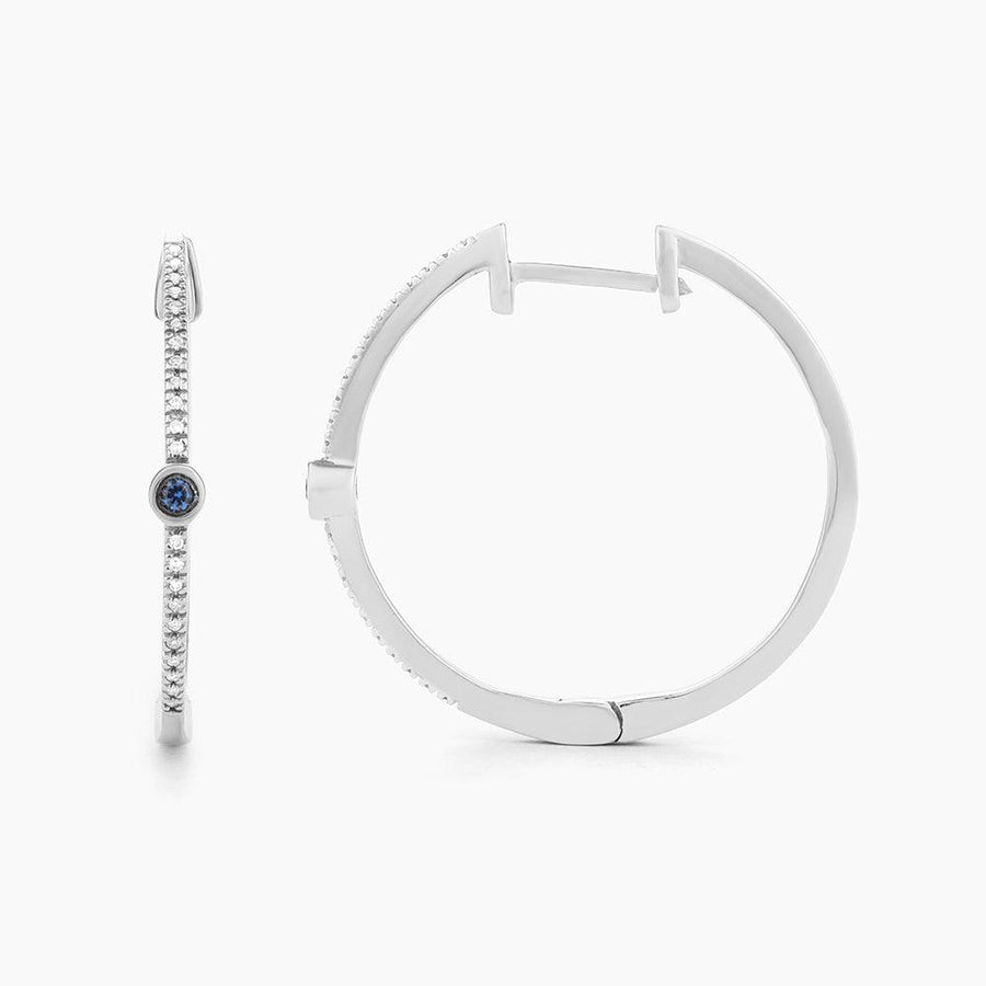 Drop Of Blue Hoop Earrings - Ella Stein 