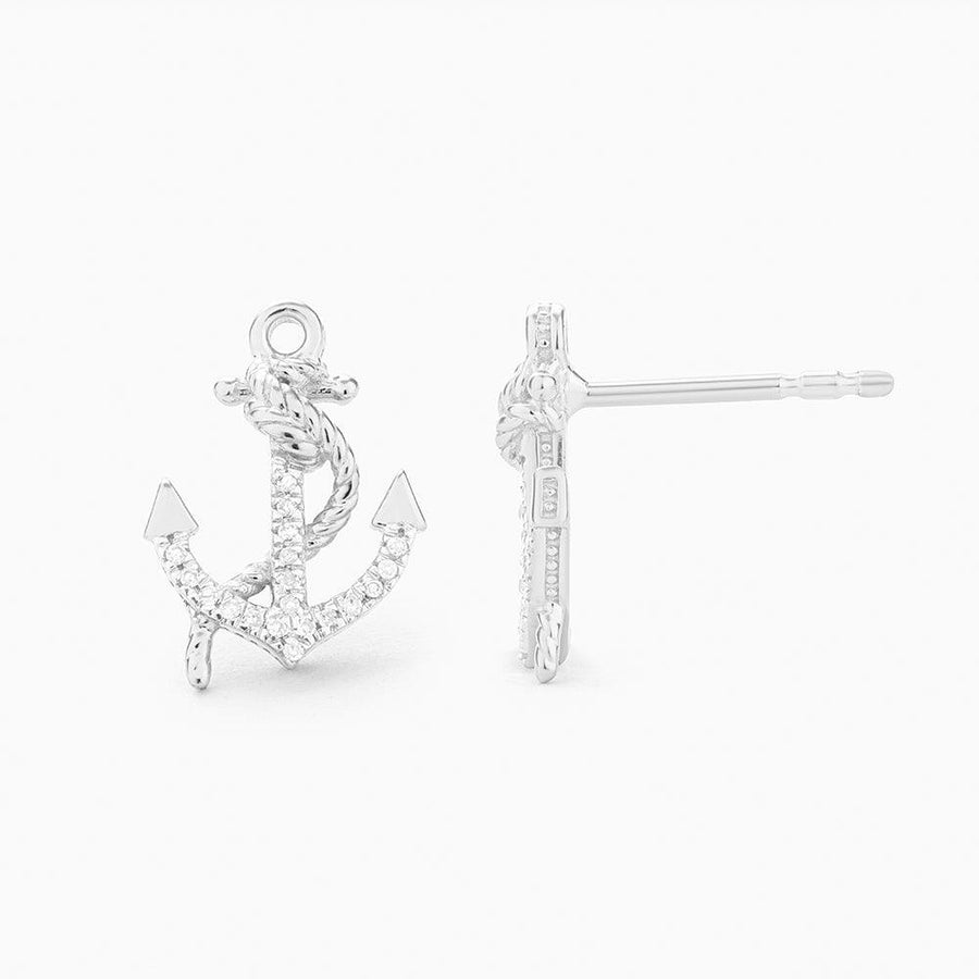 anchor earrings studs