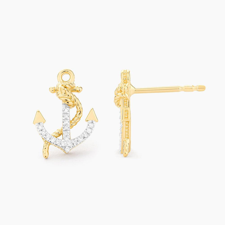 Anchor The Day Stud Earrings - Ella Stein 