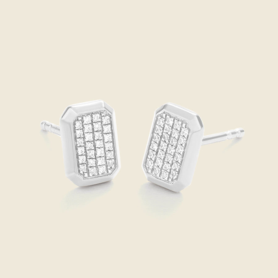 Brick by Brick Stud Earrings