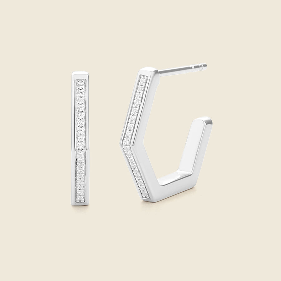 Symmetry Hoop Earrings