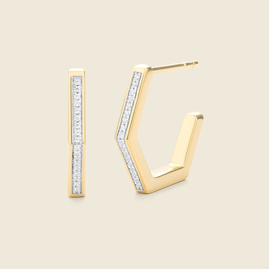 Symmetry Hoop Earrings