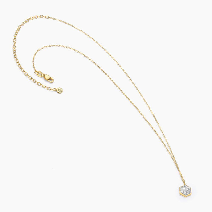 Shimmering Hexa Pendant Necklace - Ella Stein 