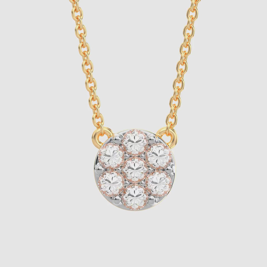 Lab-Grown Large Sphere Pendant Necklace