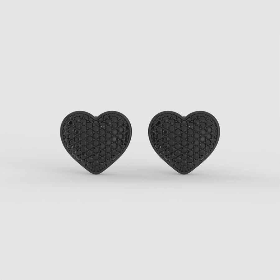 Monochrome Lover Studs in Ash