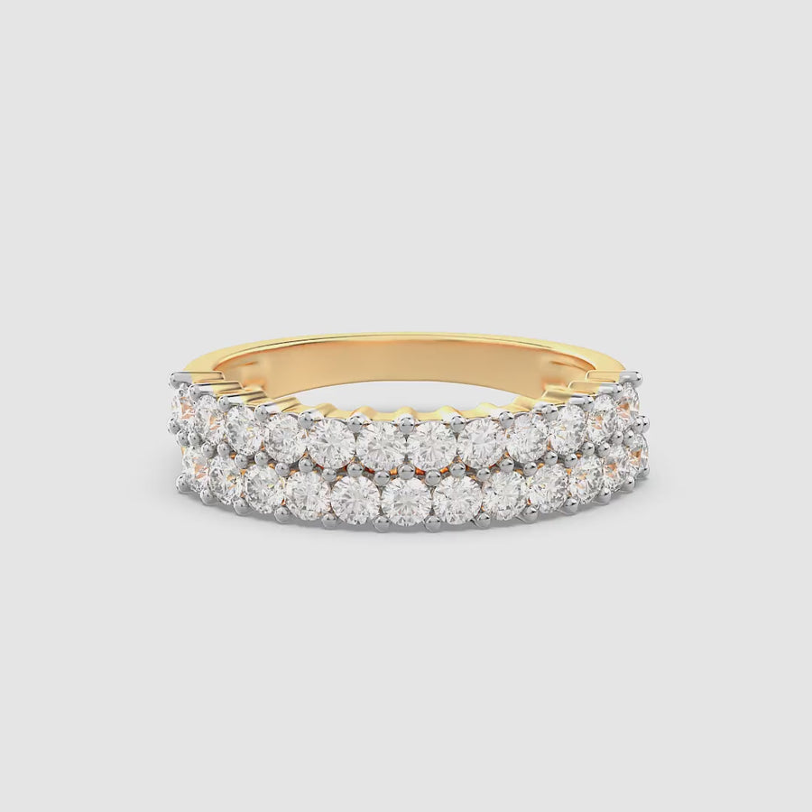 Lab-Grown Pave Forever Ring