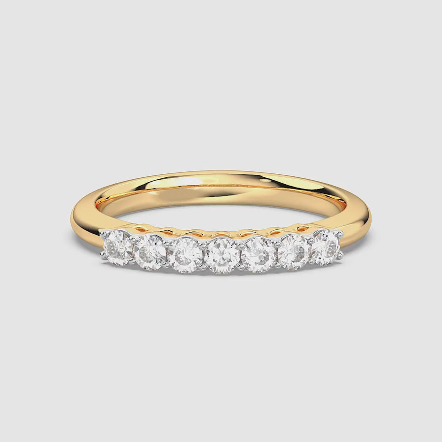 Lab-Grown 0.29 Ct Stars of The Show Stackable Ring