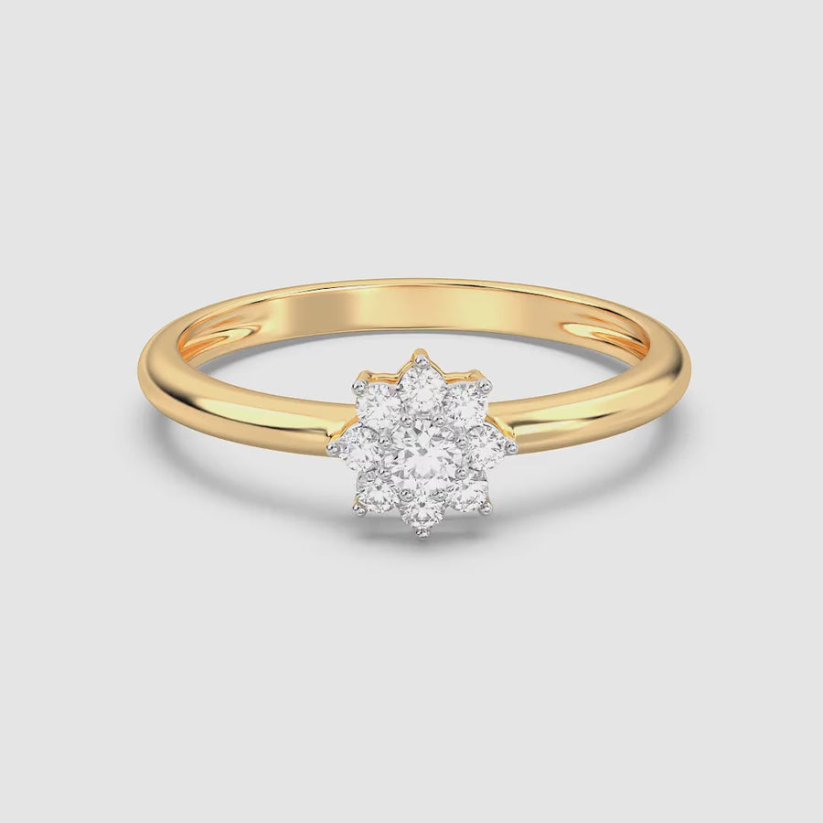 Lab-Grown 0.22 Ct Bloom Ring