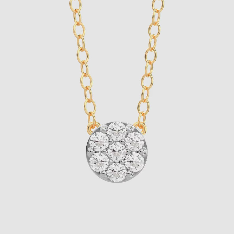 Lab-Grown 0.28 Ct Timeless Sparkle Pendant Necklace