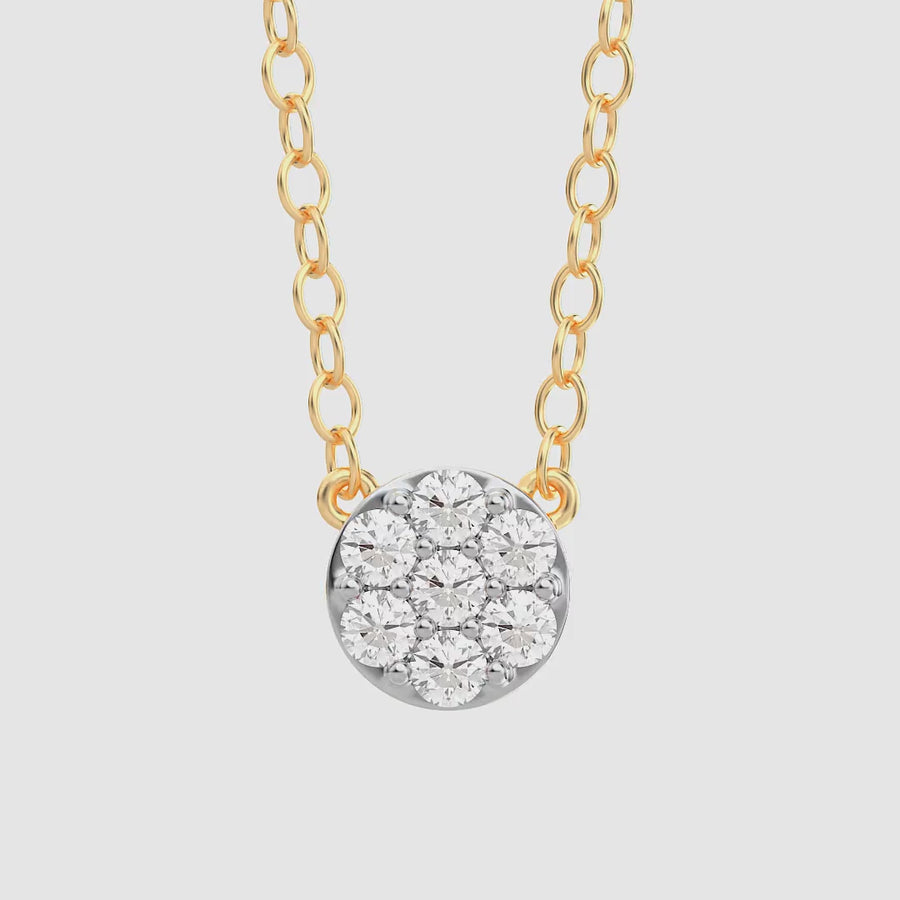 Lab-Grown 0.22 Ct Timeless Sparkle Pendant Necklace