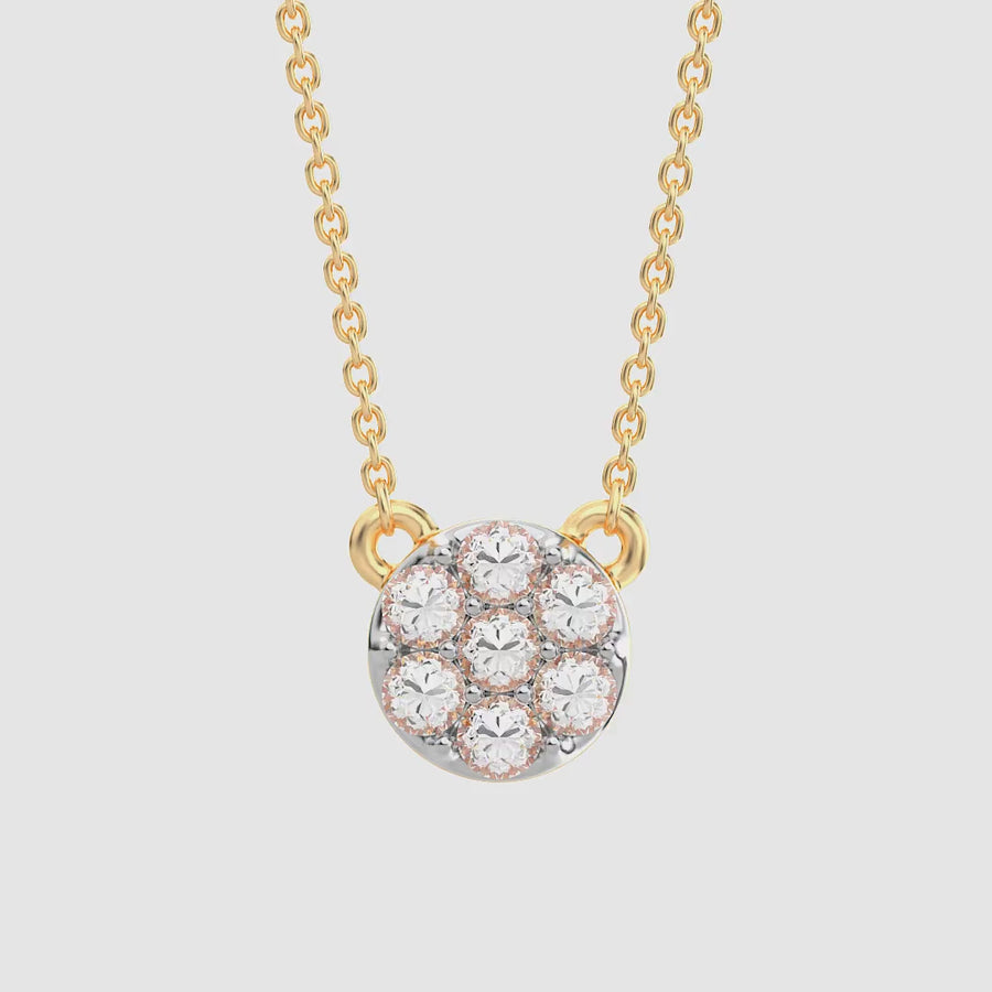 Lab-Grown Small Sphere Pendant Necklace
