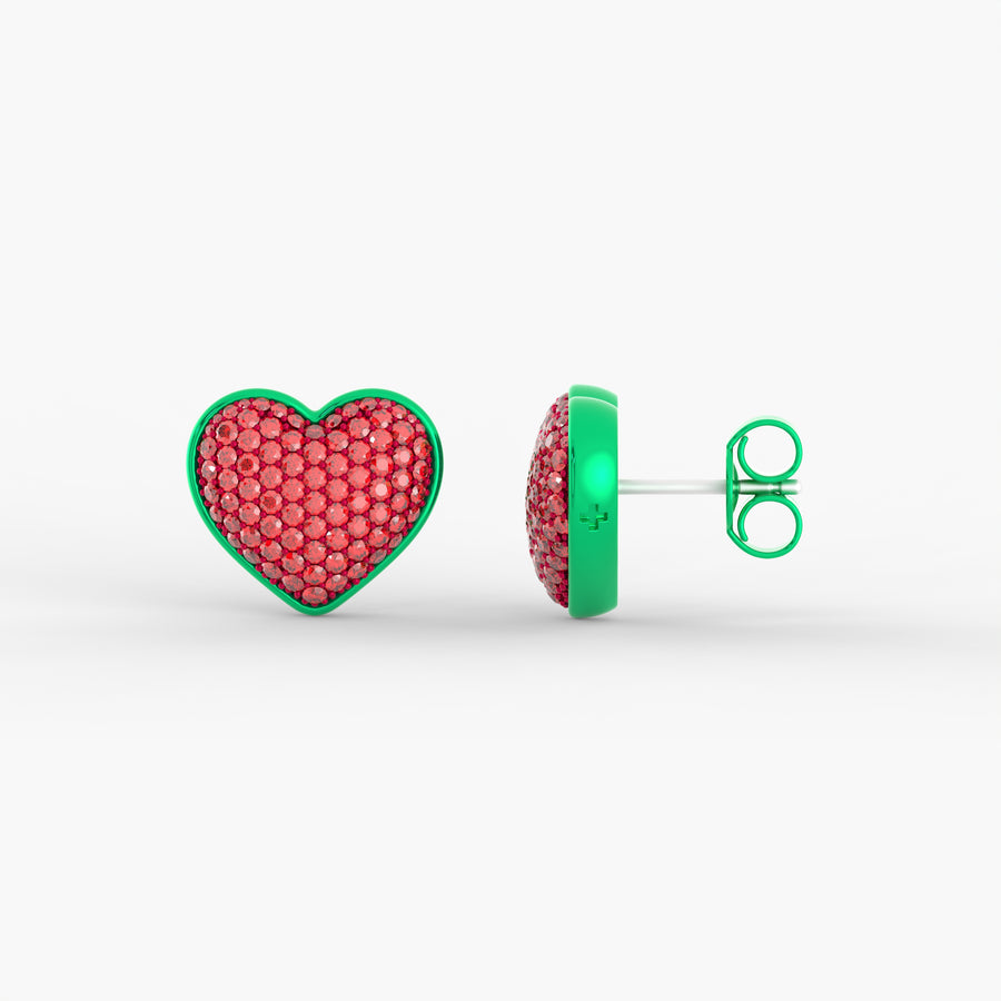 Lover Studs in Watermelon